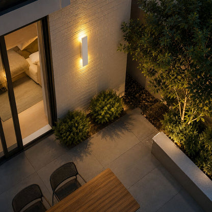 Applique murale LED d'extérieur, luminaire en aluminium étanche pour terrasse, jardin et entrée, éclairage extérieur moderne, 6W 18W 24W