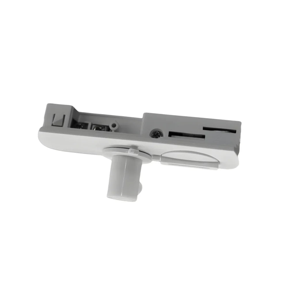 Track Light Adapter 3-Inch ABS Twist-Lock Connector for Adjustable Pendant Fixture Rail Systems Kitchen Dining Commercial Spaces Low-Profile