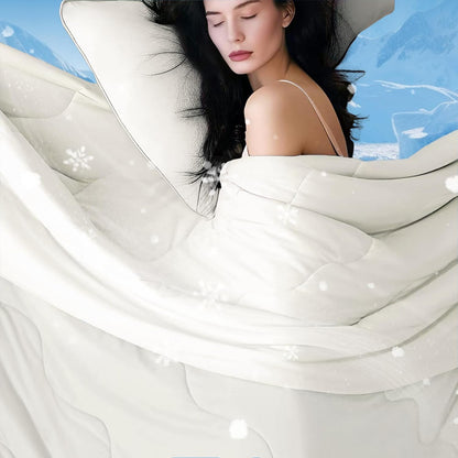 Ensemble de couette rafraîchissante | Couverture rafraîchissante légère avec taies d'oreiller rafraîchissantes | Tissu anti-humidité pour ceux qui ont chaud la nuit