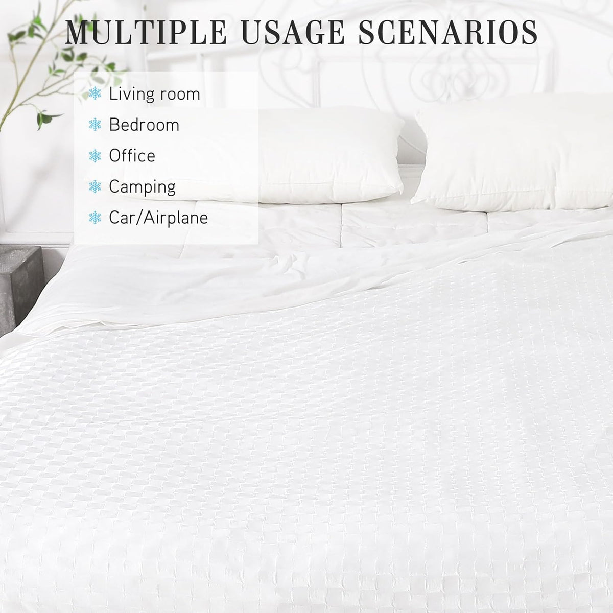 Chill Comfort | Cooling Summer Blanket with Double-Sided Cold Effect | Breathable & Lightweight for Hot Sleepers