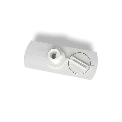 Track Light Adapter 3-Inch ABS Twist-Lock Connector for Adjustable Pendant Fixture Rail Systems Kitchen Dining Commercial Spaces Low-Profile
