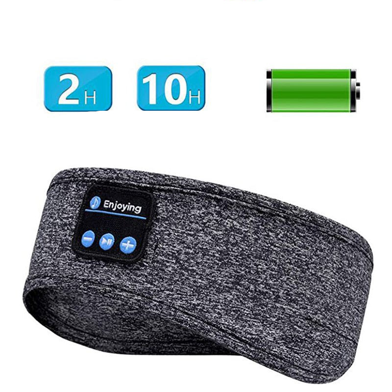 Bluetooth Sleep Headband with Built-In Speakers for Bedtime Audio, Running, Yoga & Exercise