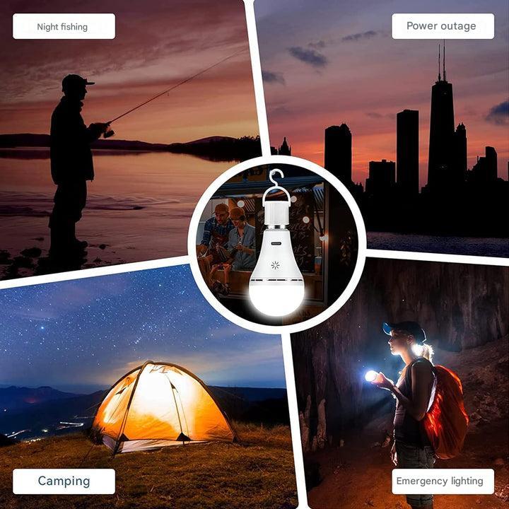 Rechargeable LED Lamp with Wireless USB Charging