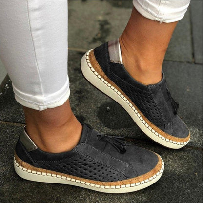 Cushioned Slide Sandals with Contoured Footbed for Women – Indoor Outdoor Everyday Slip-On House Shoes
