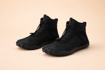 Women's Waterproof Minimalist Winter Boots – Zero-Drop Flexible Sole for Unrestricted Toe Movement & Outdoor Traction