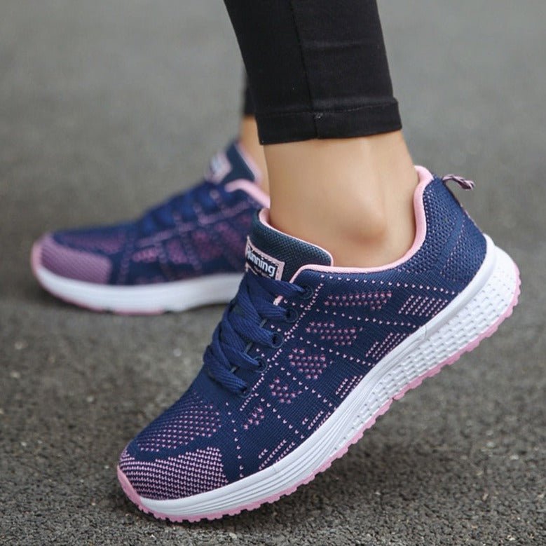 Breathable Mesh Sneakers for Women with Built-In Arch Support for All-Day Comfort and Posture Relief