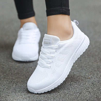 Breathable Mesh Sneakers for Women with Built-In Arch Support for All-Day Comfort and Posture Relief