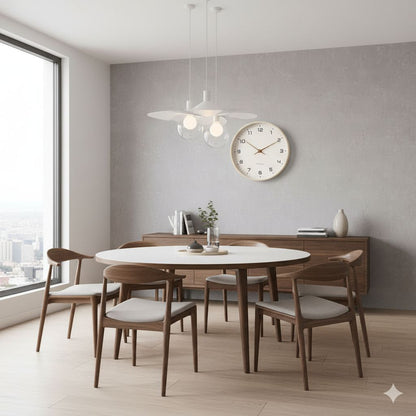 Horloge murale élégante en bois | Décoration murale moderne avec mécanisme silencieux | Design intemporel pour tout espace