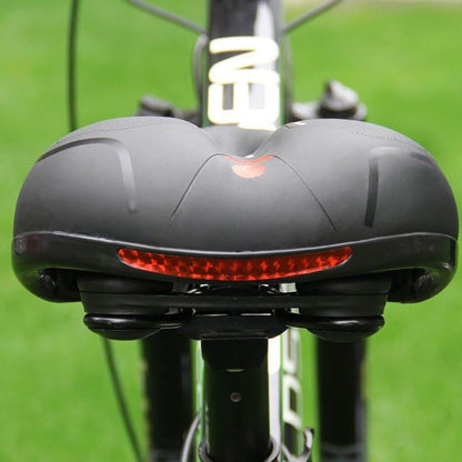 Comfort Ride | Coussin de selle de vélo amortissant au design ergonomique | Soulagement de la douleur pour le cyclisme longue distance