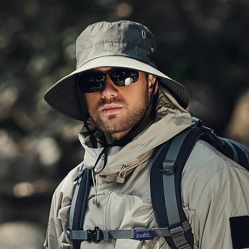 Wide Brim Sun Hat with UPF 50+ UV Protection for Hiking, Beach & Outdoor Adventures